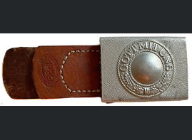 Post-war belt buckle "Gott mit Uns" 1945-1946