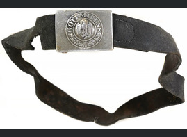 Wehrmacht belt with buckle "Gott mit Uns" / from Stalingrad