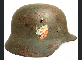 German helmet M35  DD / from Stalingrad