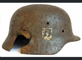Waffen SS helmet M40 / Demyansk pocket