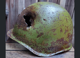 Soviet helmet SSh39 / from Smolensk