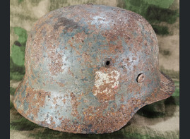 German helmet M35 DD / from Konigsberg