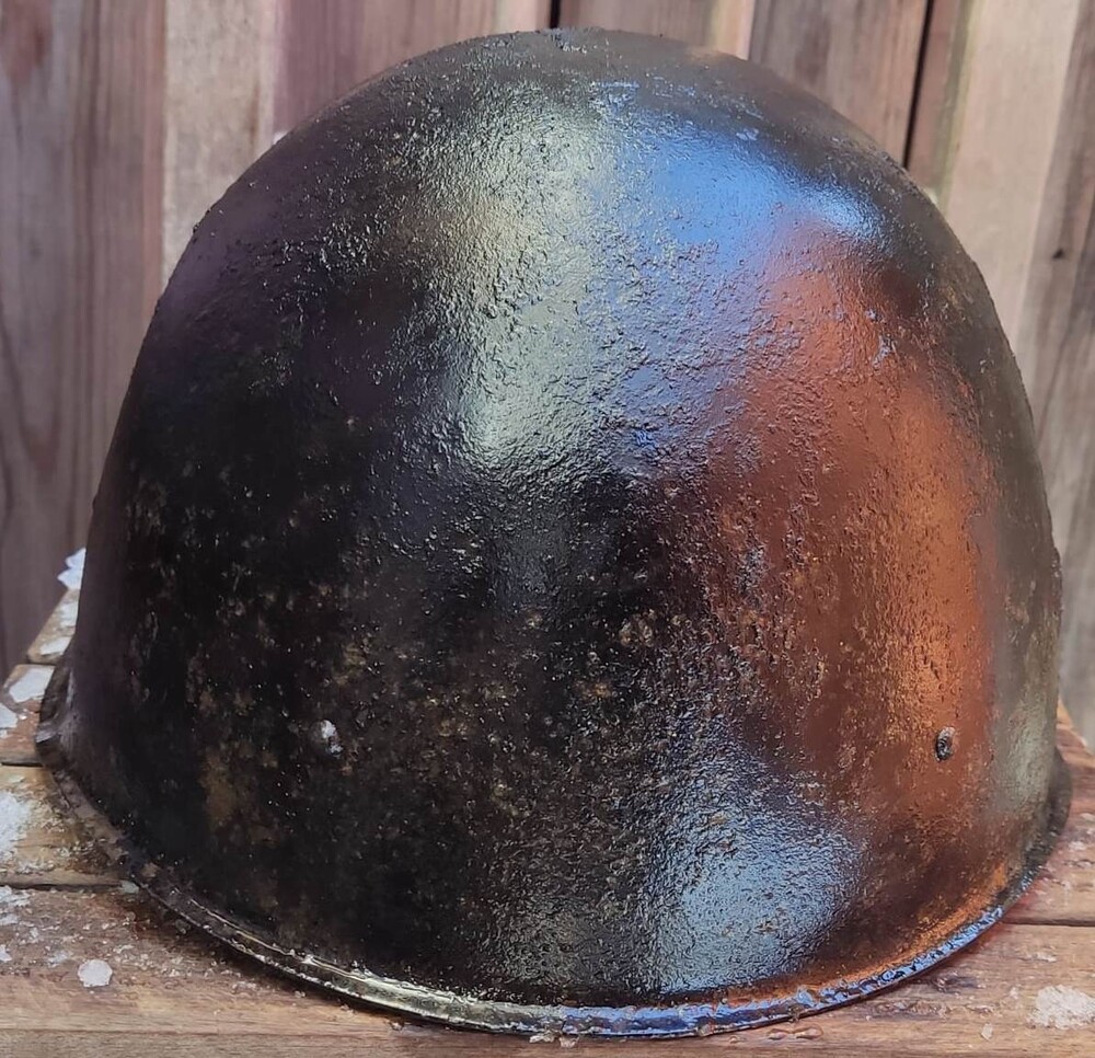 Soviet helmet SSh40 / from Königsberg