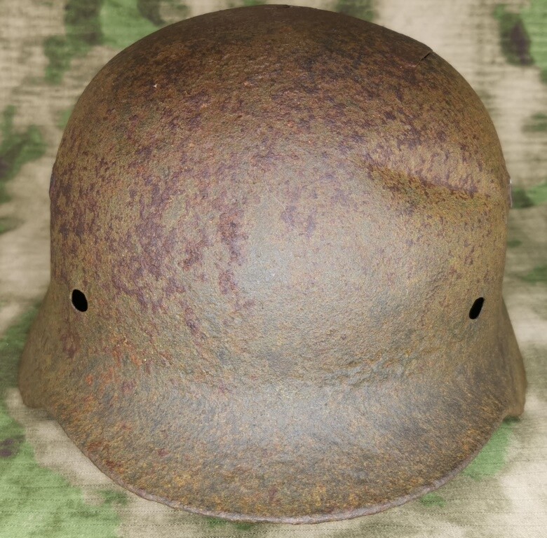 German helmet M40 / from Rostov