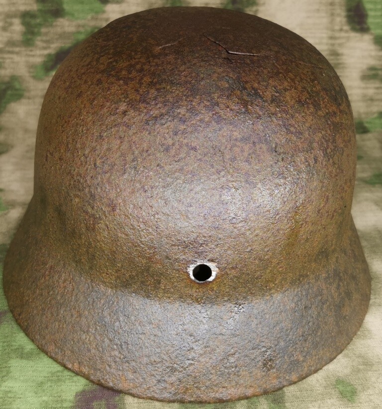 German helmet M40 / from Rostov