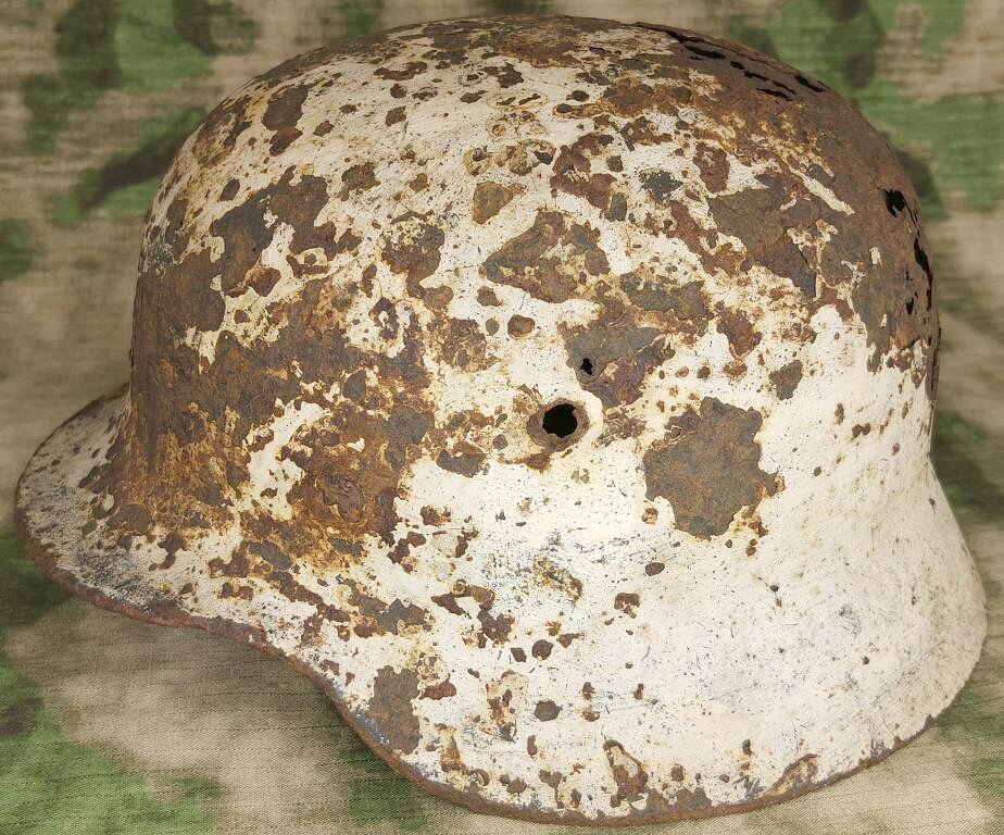 German steel helmet M40 / from Novgorod