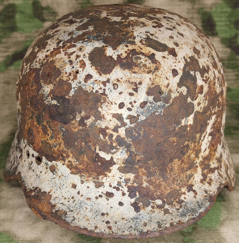 German steel helmet M40 / from Novgorod