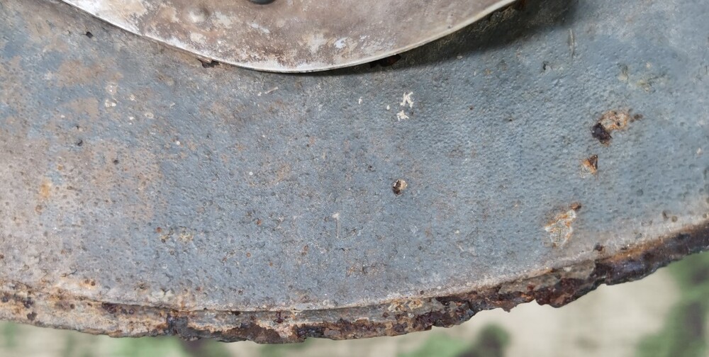 German helmet M35 / from Stalingrad