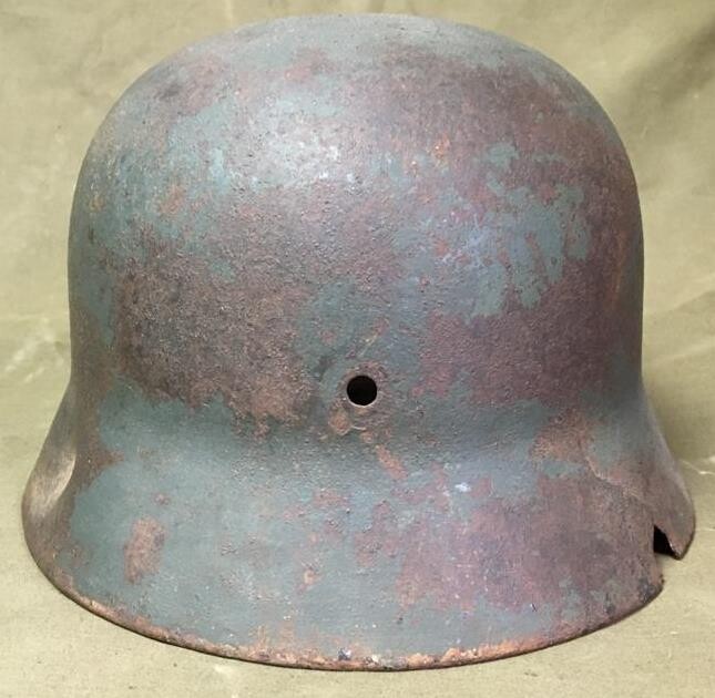Wehrmacht helmet M35 DD / from Stalingrad