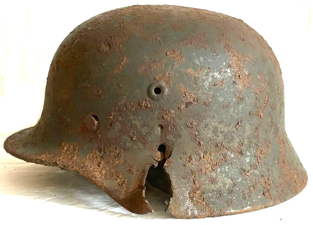 German helmet M40 / from Karelia