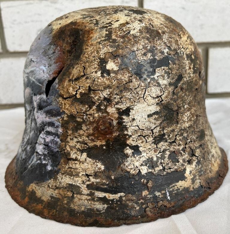 German helmet M42 / from Stalingrad