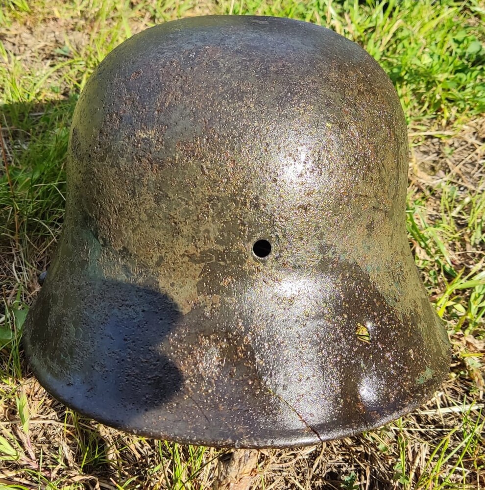 German helmet M16 / from Leningrad