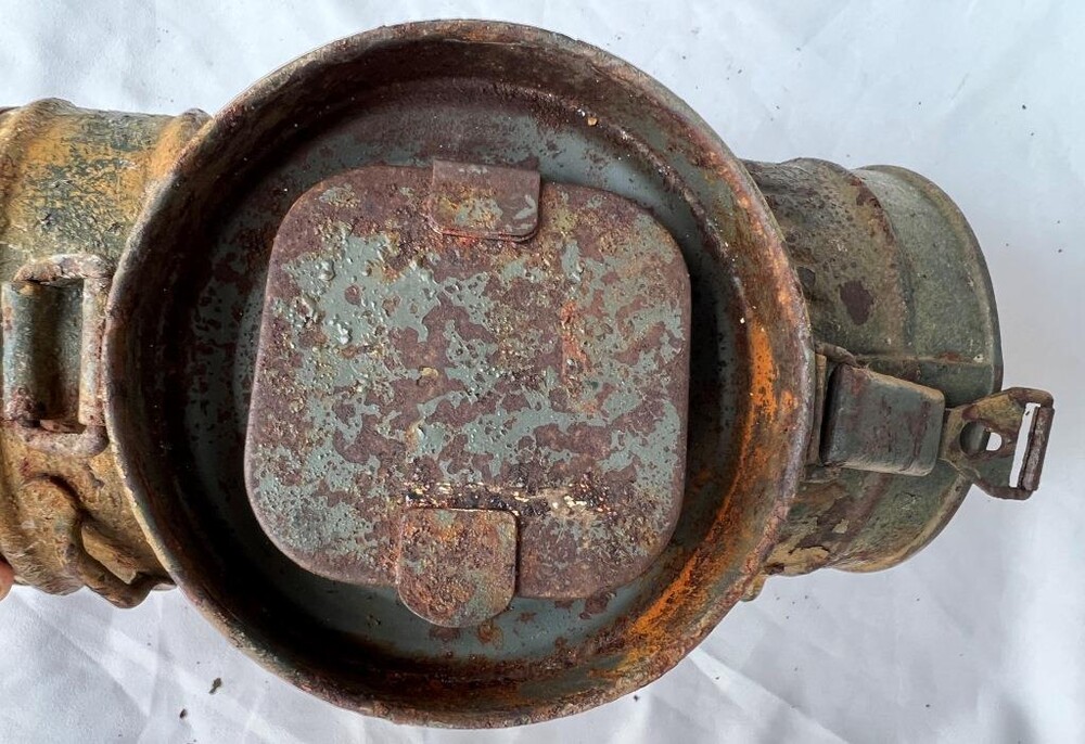 Gasmask canister / from Bobruisk 