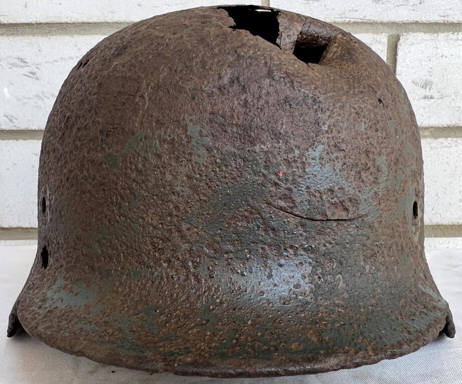German helmet M35 / from Novgorod