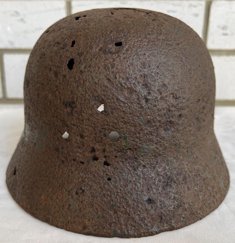 German helmet M35 / from Novgorod