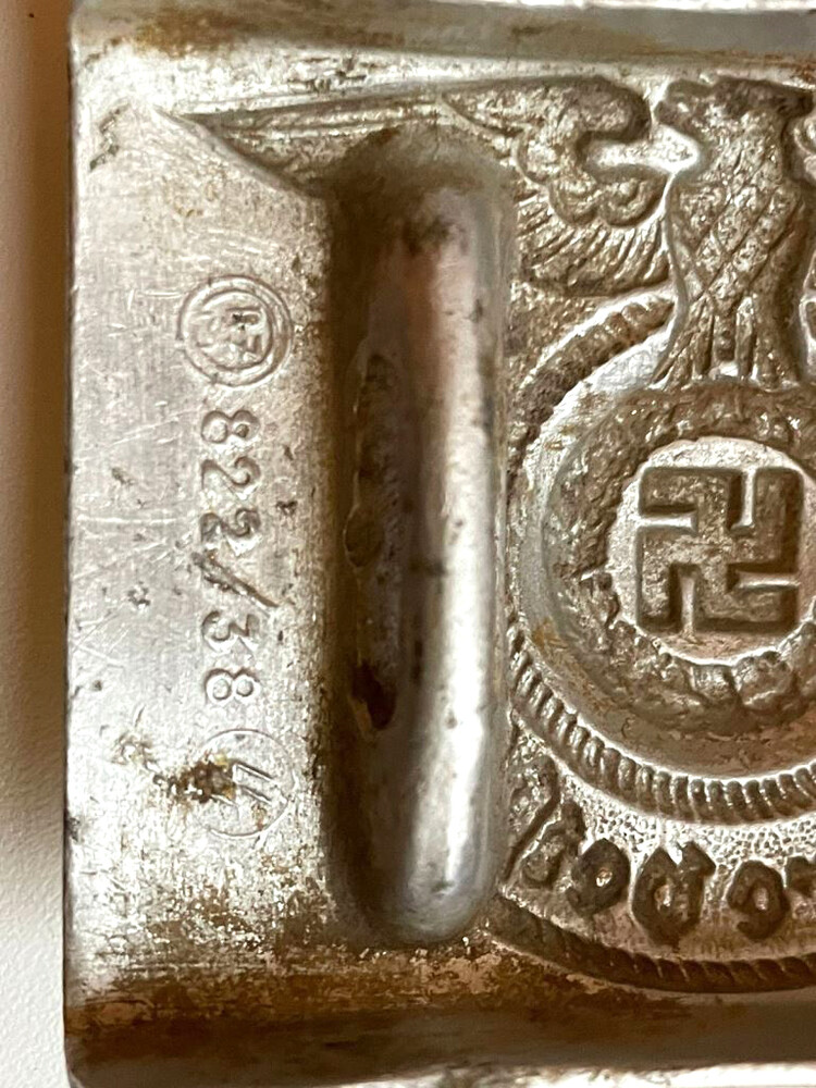 Belt buckle Waffen SS "Meine Ehre heißt Treue" / from Demyansk pocket
