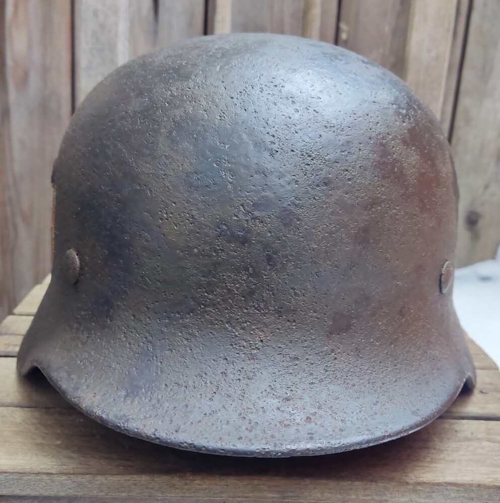 Crotian helmet M40 DD / from Stalingrad