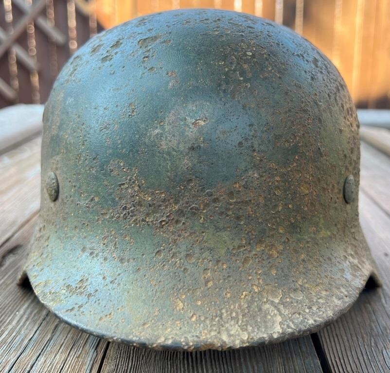 Croatian helmet M40 / from Stalingrad