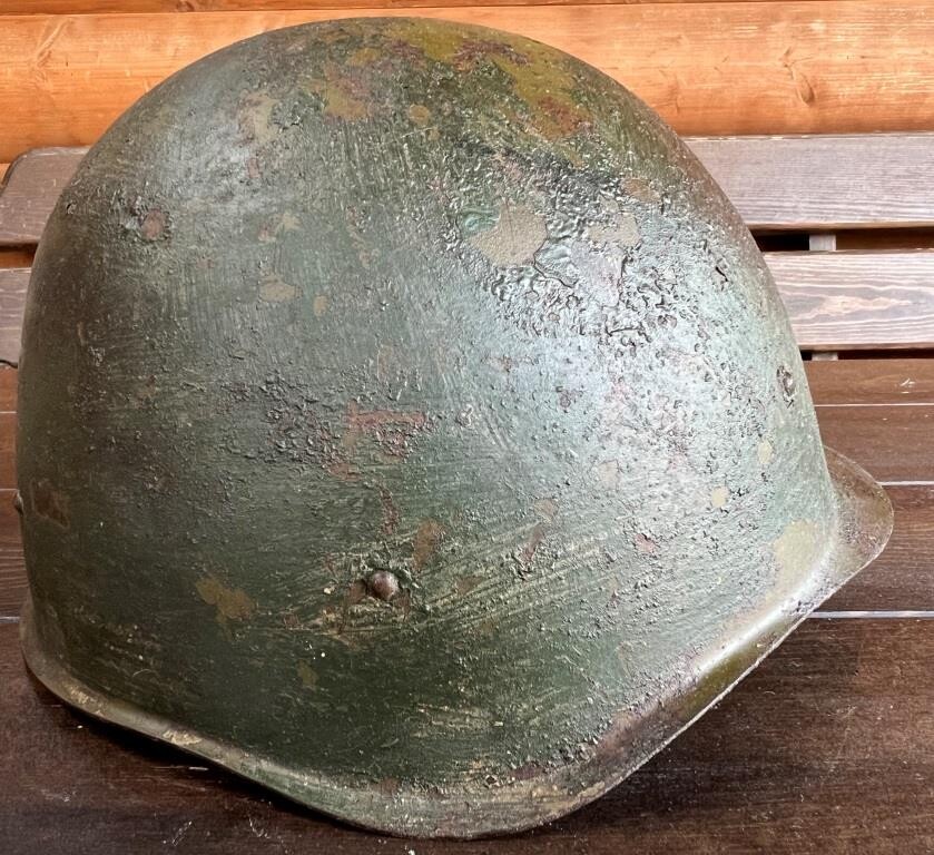 Soviet helmet Ssh40 / from Stalingrad