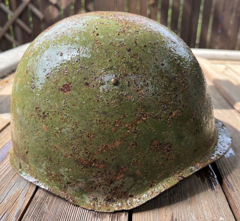 Soviet helmet SSh39 / from Stalingrad