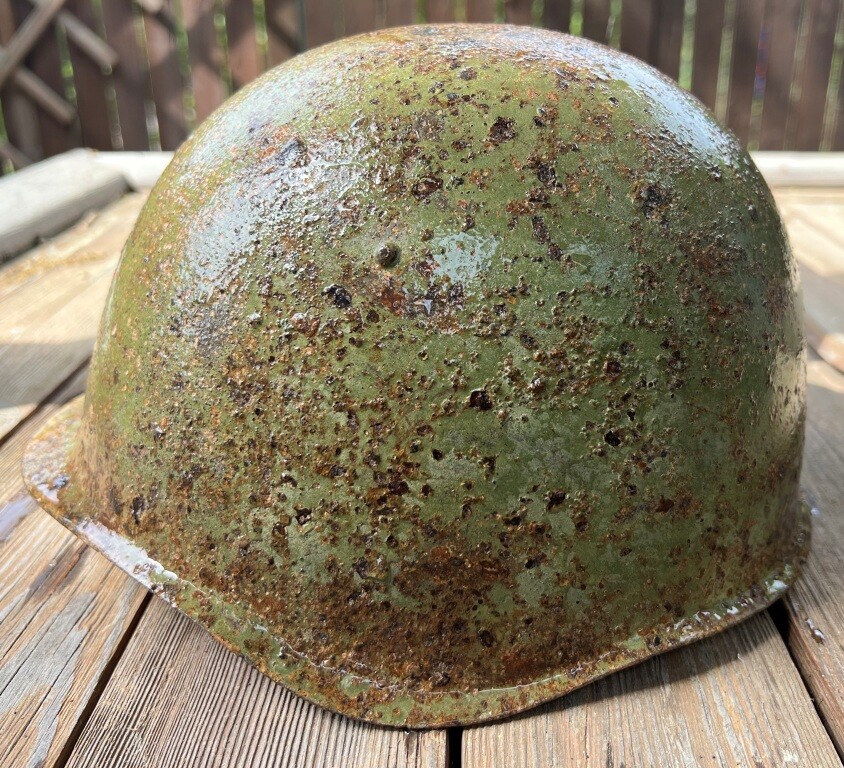 Soviet helmet SSh39 / from Stalingrad