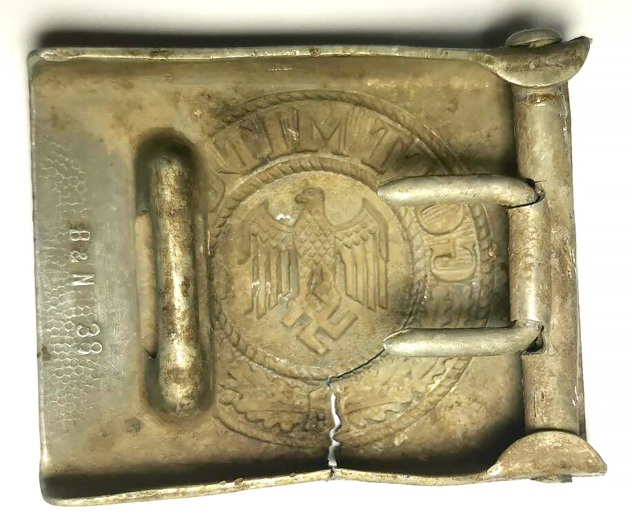 Wehrmacht belt buckle "Gott mit Uns" / from Stalingrad