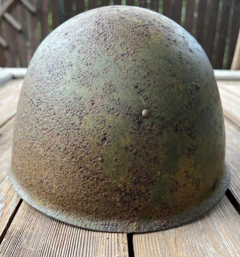 Soviet helmet SSh39 / from Stalingrad