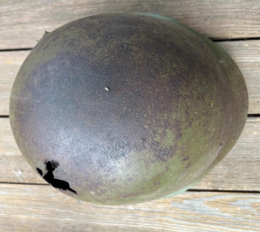 Soviet helmet SSh40 / from Stalingrad