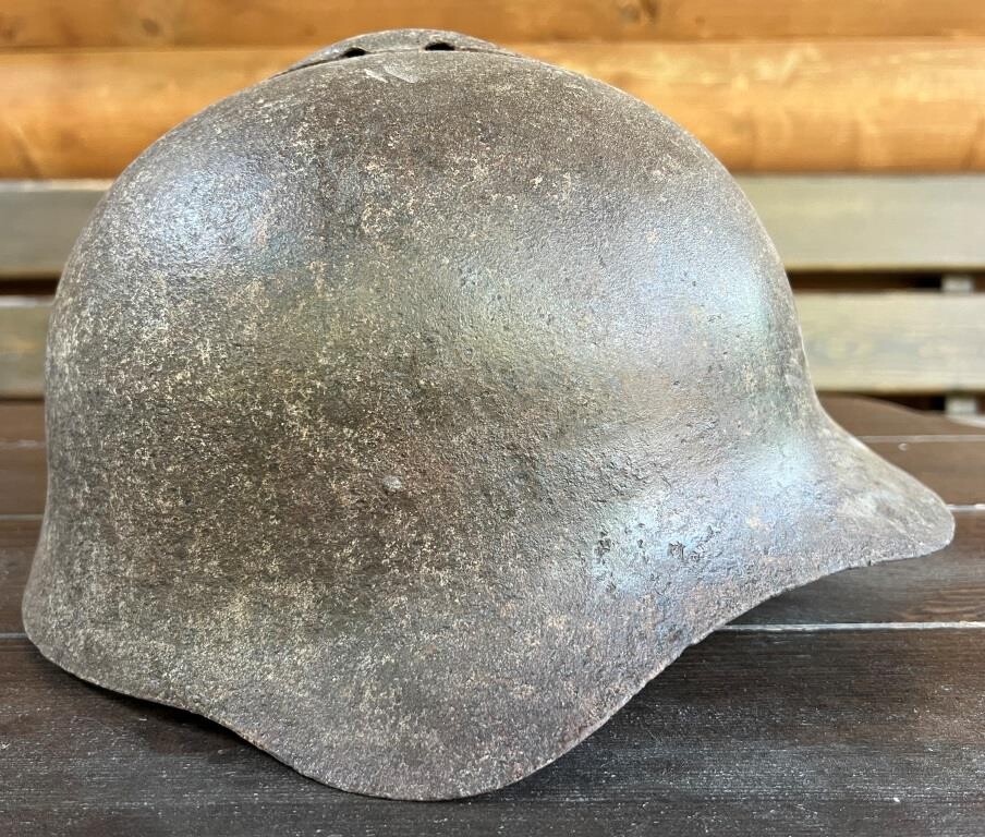 Soviet helmet SSh36 / from Stalingrad