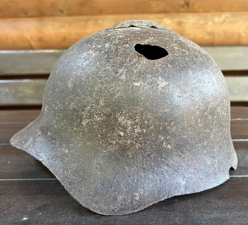 Soviet helmet SSh36 / from Stalingrad