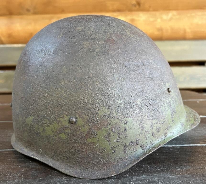 Soviet helmet SSh40 / from Stalingrad