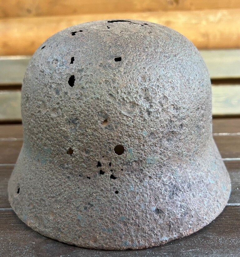 German helmet M35 / from Novgorod