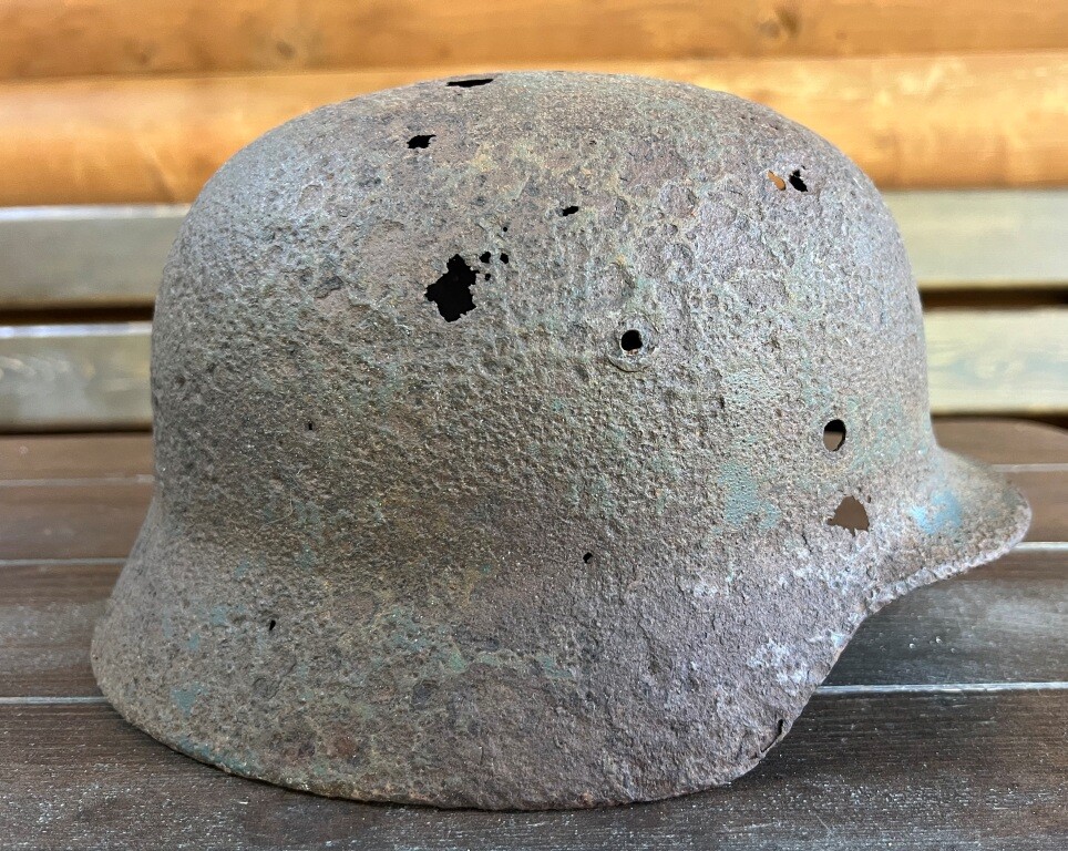 German helmet M35 / from Novgorod