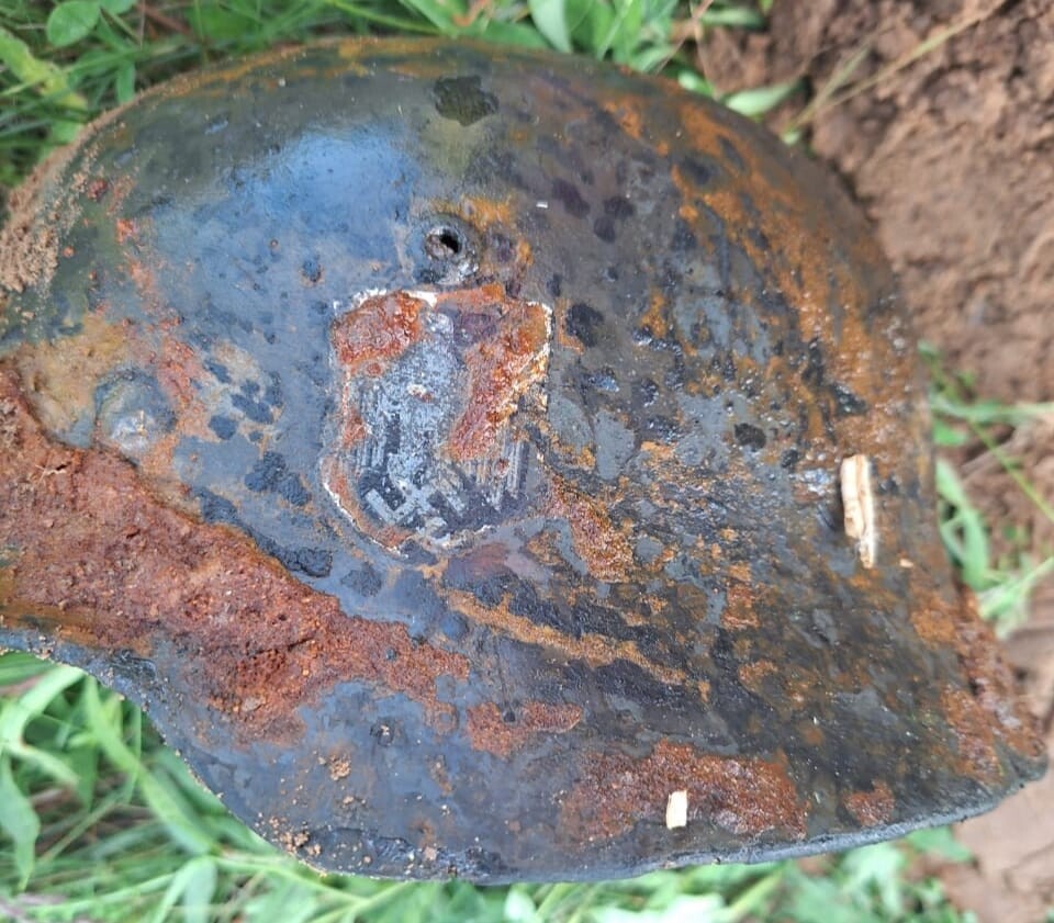 Wehrmacht helmet M35 DD / from Kalinin