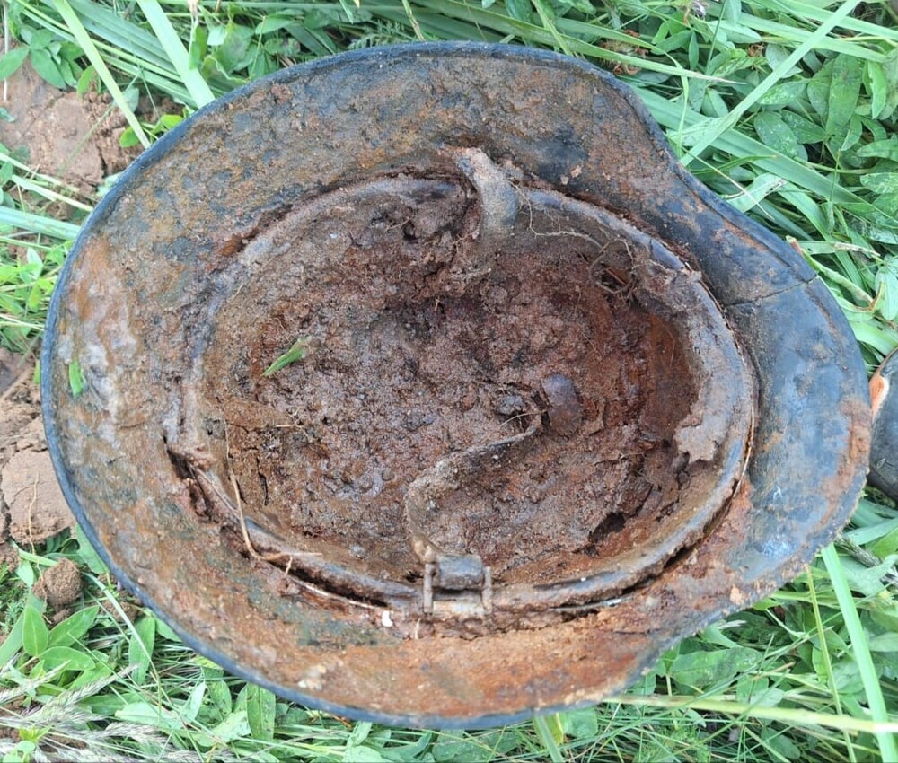 Wehrmacht helmet M35 DD / from Kalinin