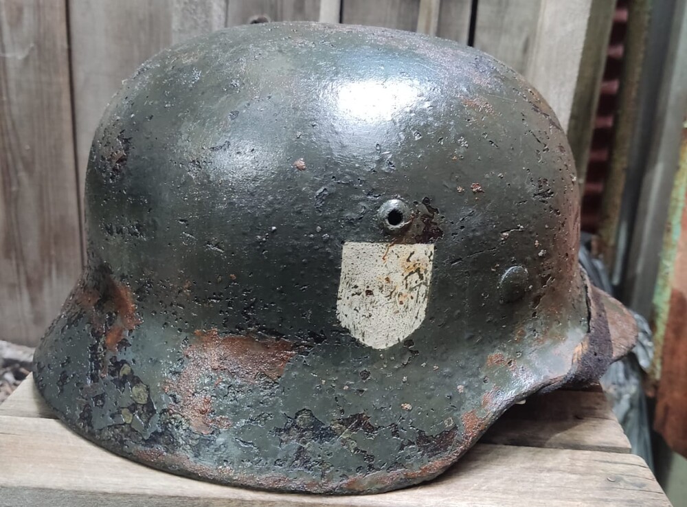 Wehrmacht helmet M35 DD / from Kalinin