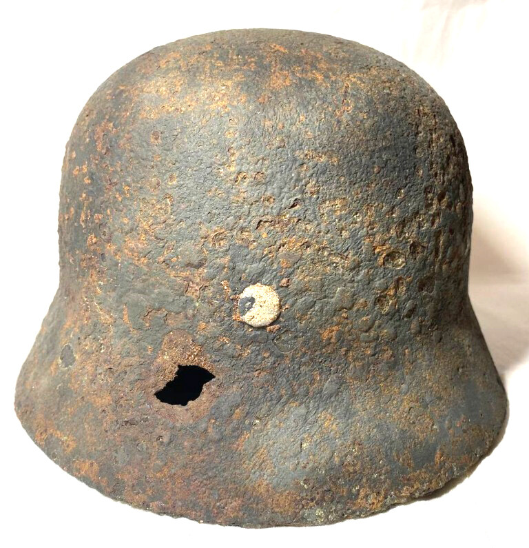 German helmet M35 DD / from Leningrad