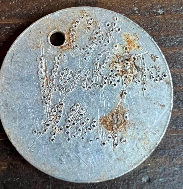 Romanian dogtag / from Stalingrad