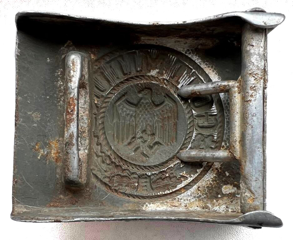 Wehrmacht belt with buckle "Gott mit Uns" / from Stalingrad