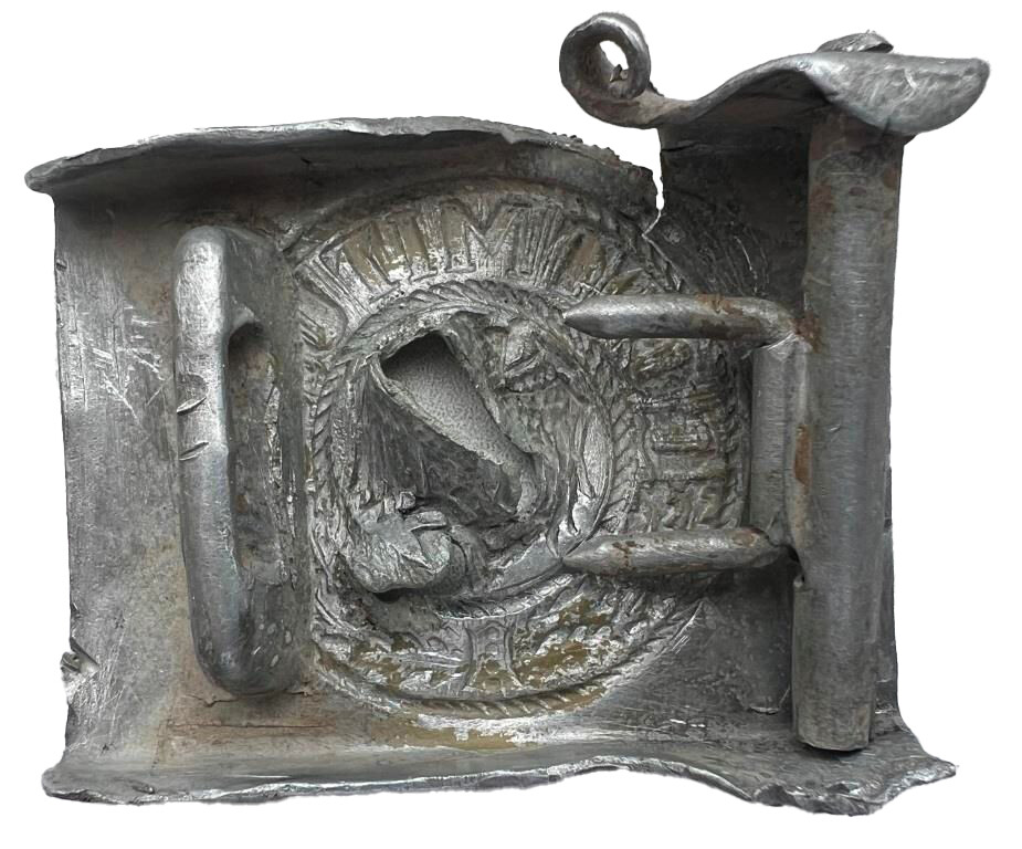 Wehrmacht belt buckle "Gott mit Uns" / from Stalingrad