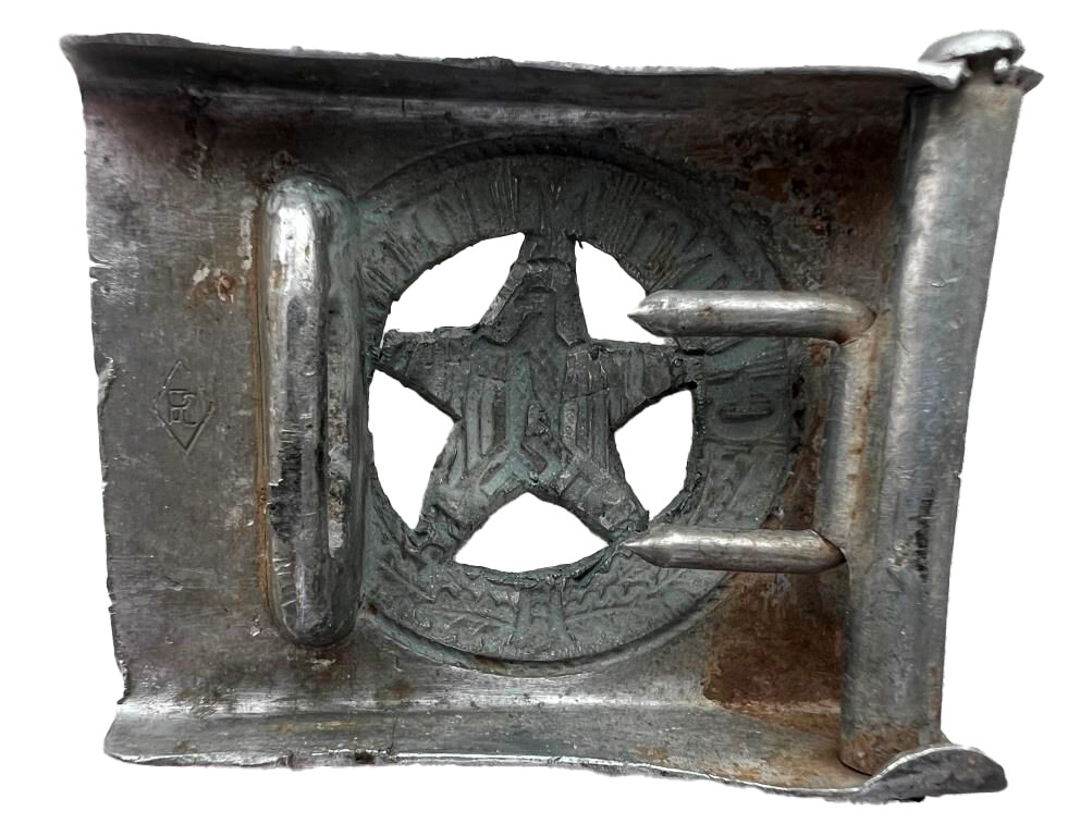 The Partisan belt buckle "Gott mit Uns" / from Stalingrad