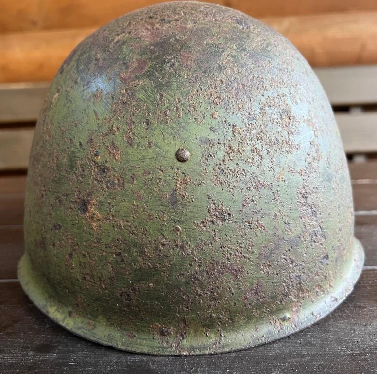 Soviet helmet SSh39 / from Stalingrad