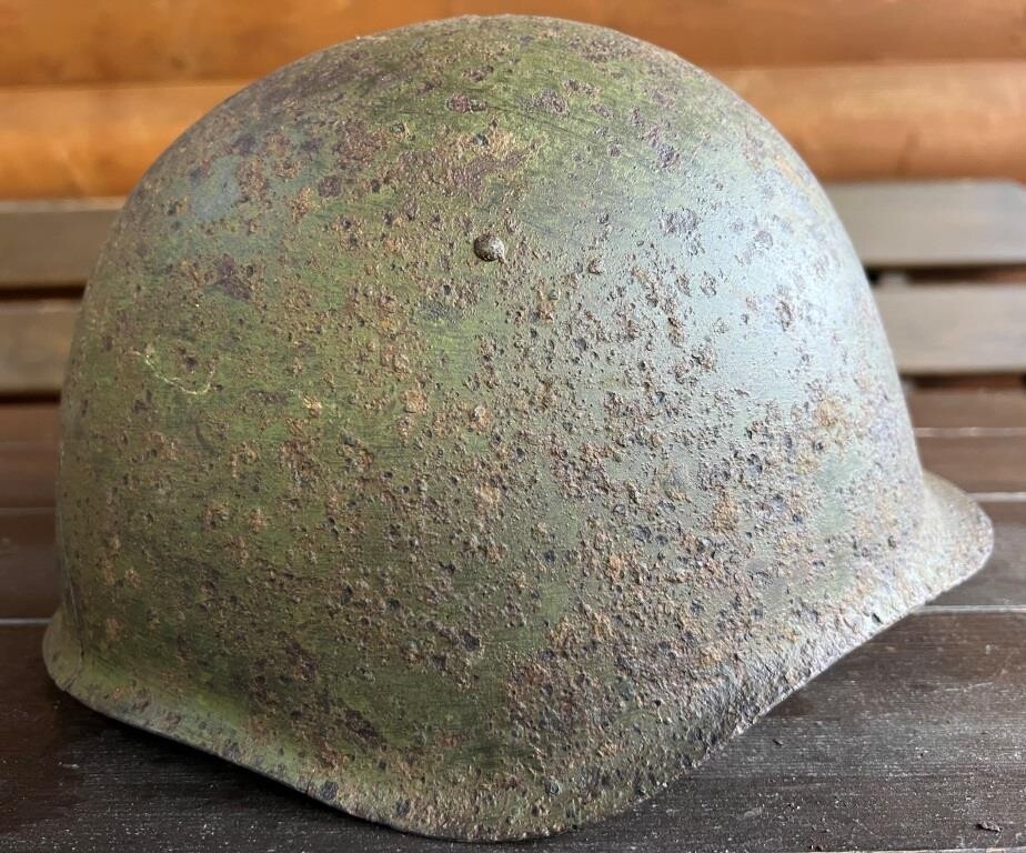 Soviet helmet SSh39 / from Stalingrad