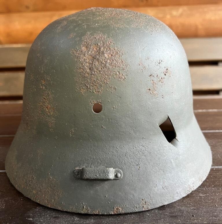 Hungarian helmet M37 / from Karelia