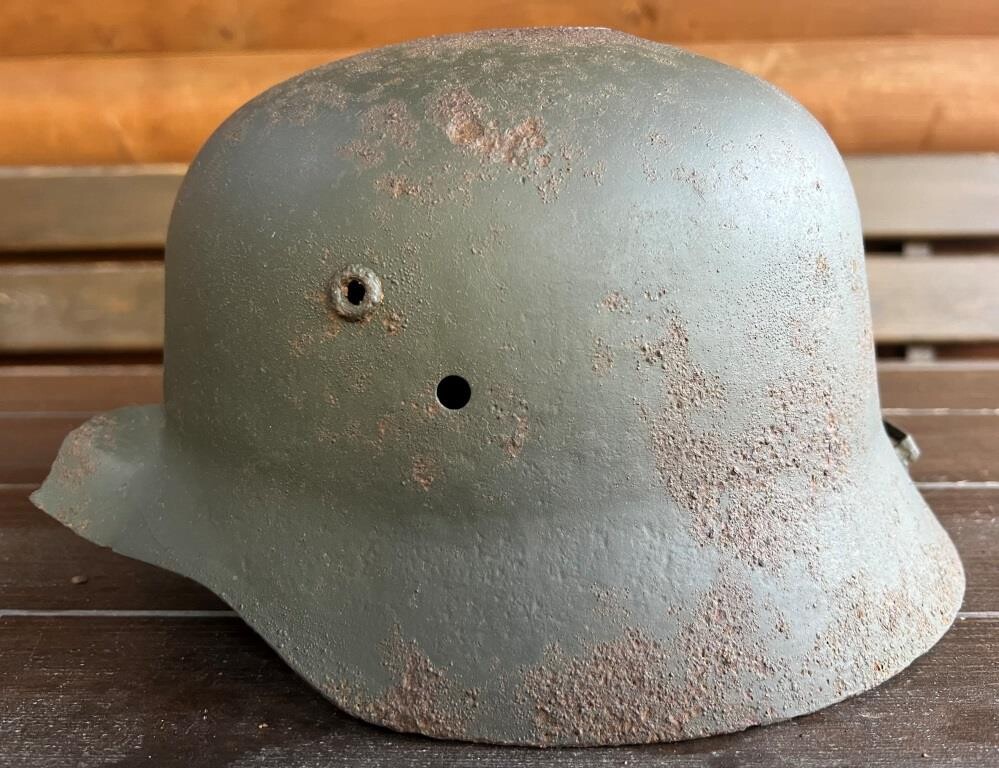 Hungarian helmet M37 / from Karelia