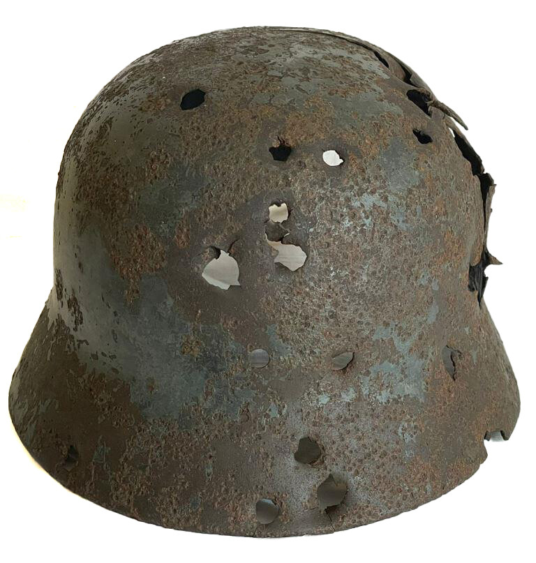 Wehrmacht helmet M35 / from Kursk