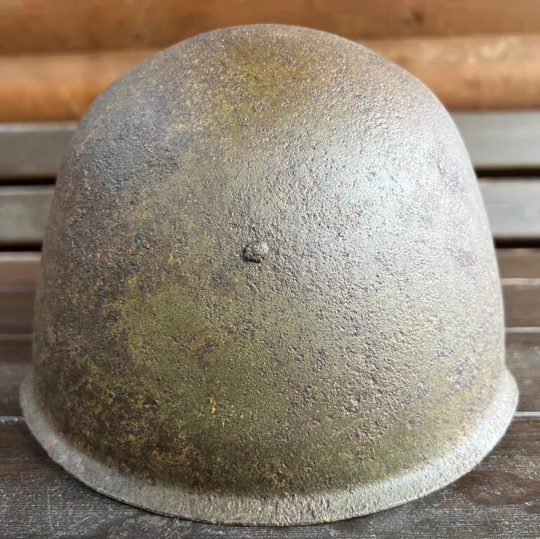 Soviet helmet SSh39 / from Stalingrad