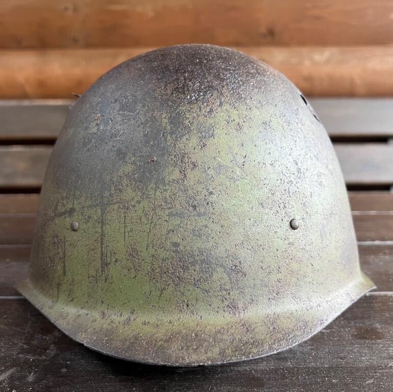 Soviet helmet SSh40 / from Stalingrad