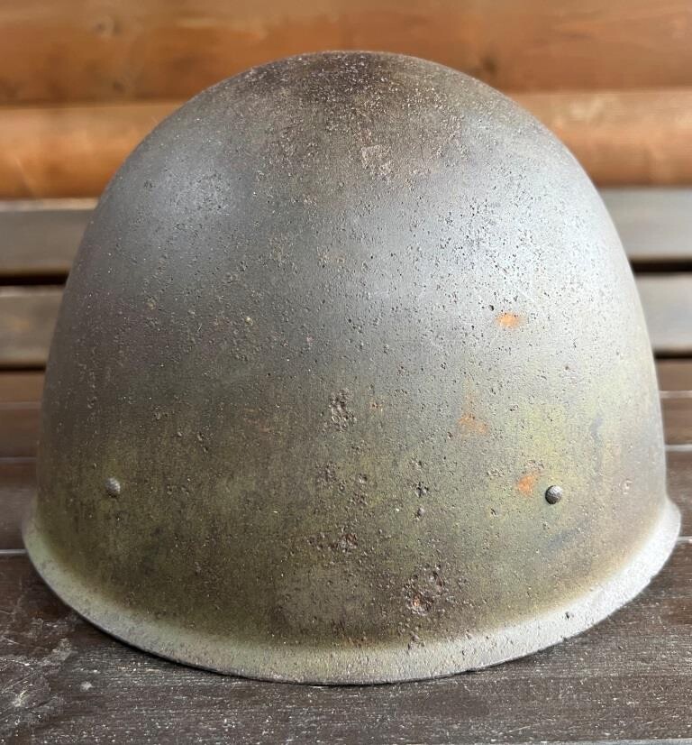 Soviet helmet SSh40 / from Stalingrad