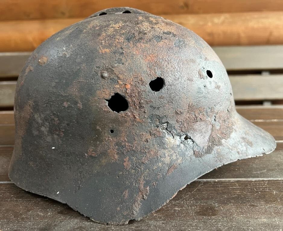 Soviet helmet SSh36 / from Novgorod 